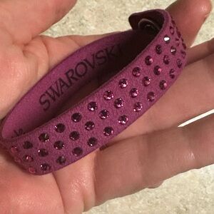 Swarovski Crystal Slake Burgundy Bracelet